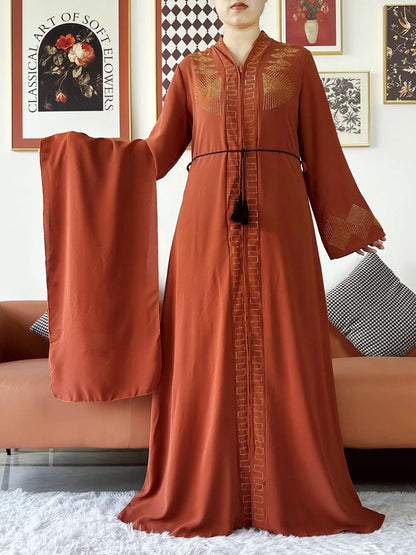 Chiffon Open Abaya