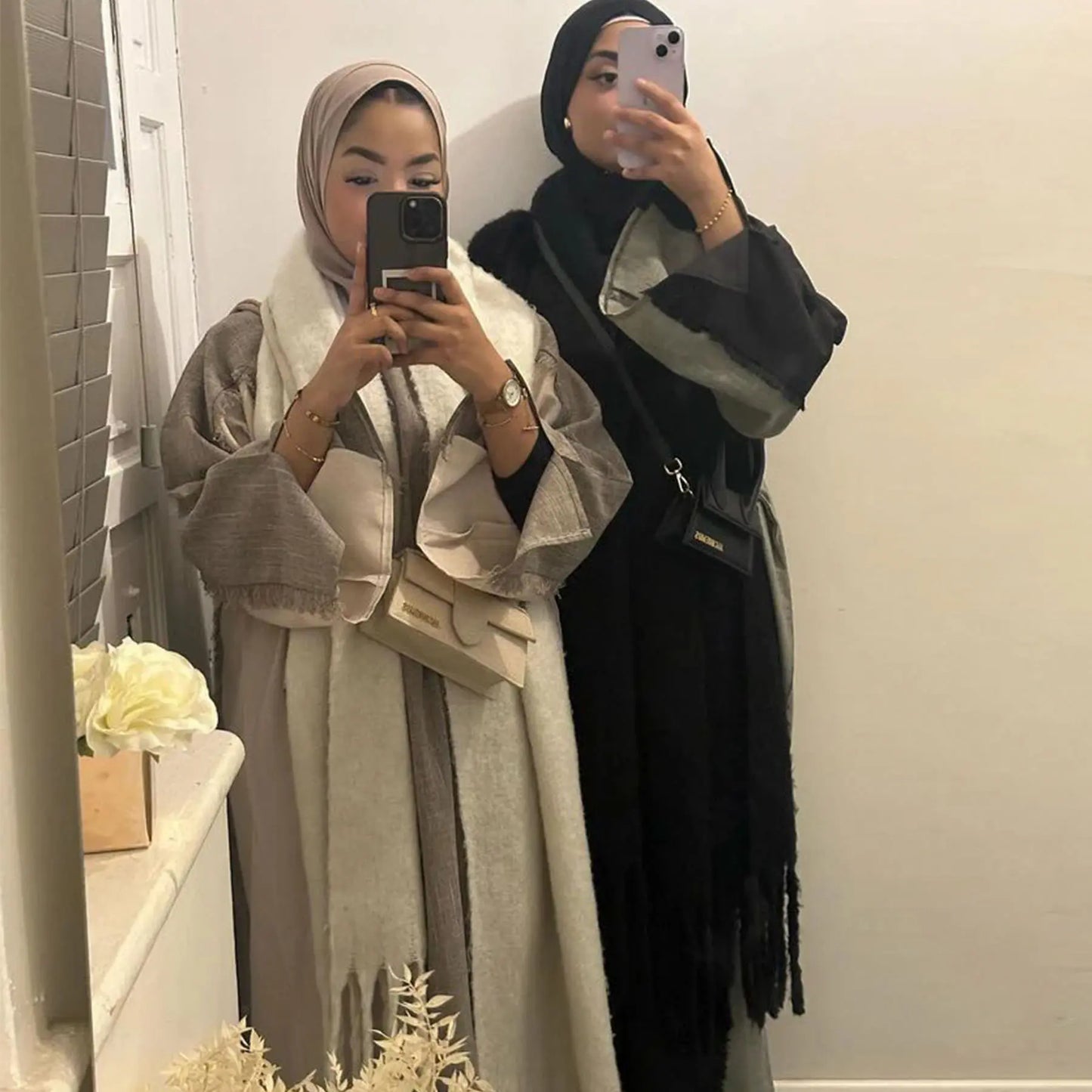 Sleeve Abaya Outwear