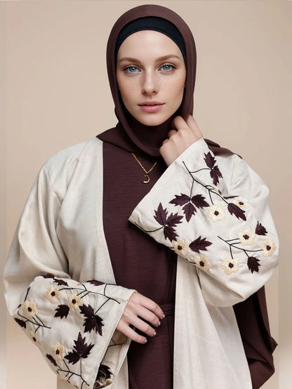 Apricot Muslim Abaya