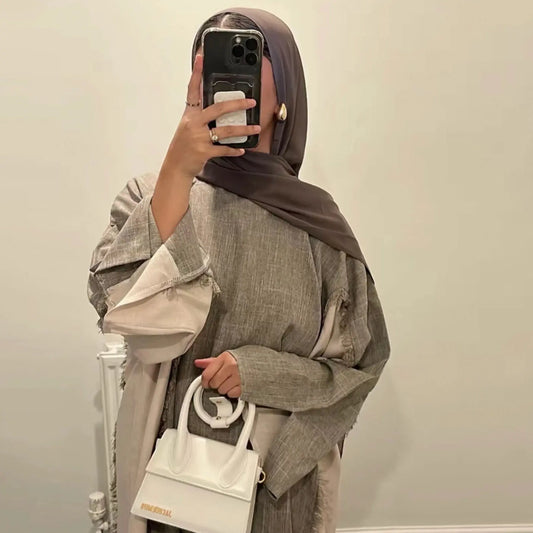 Sleeve Abaya Outwear