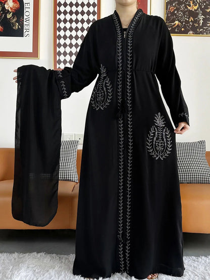 Chiffon Open Abaya