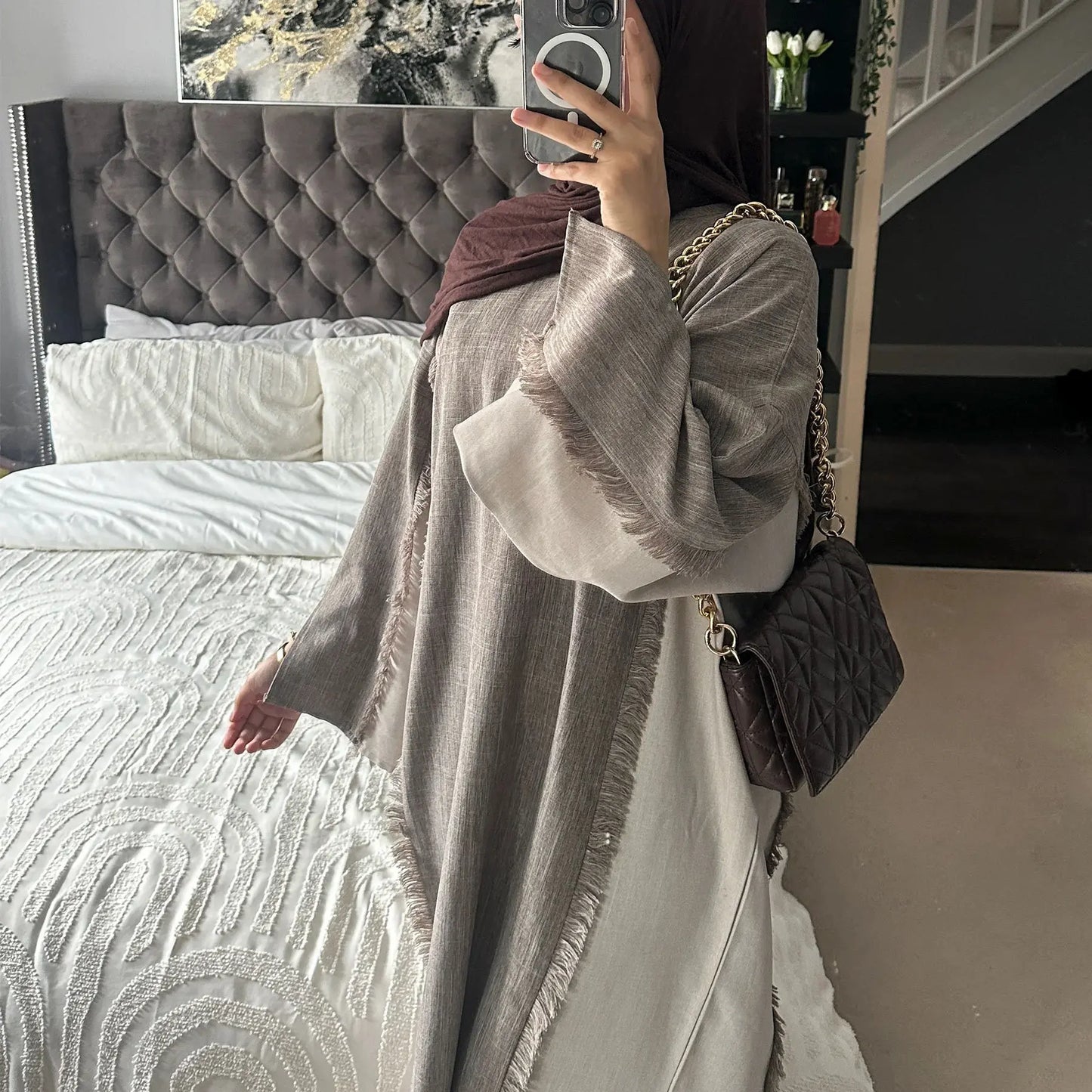Sleeve Abaya Outwear