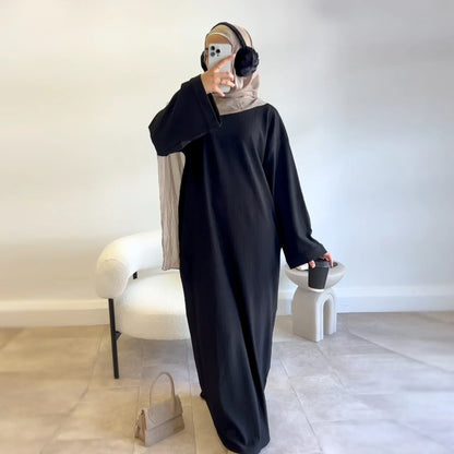 Corduroy Abaya Dress