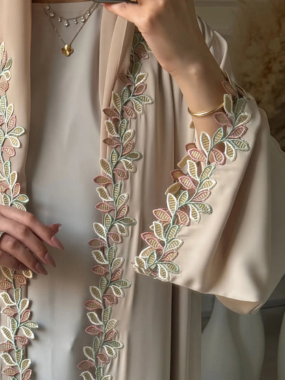Elegant Beige Abaya