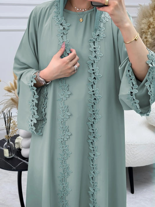 Elegant Beige Abaya