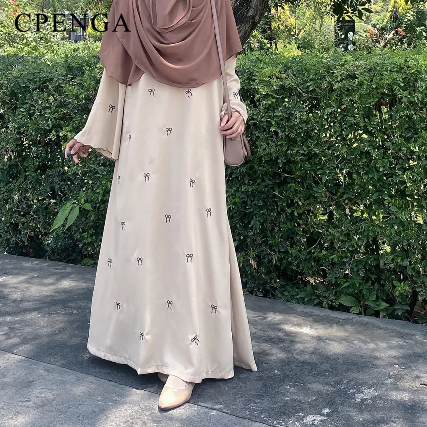 Butterfly Embroidery Abaya