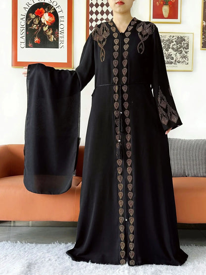 Chiffon Open Abaya