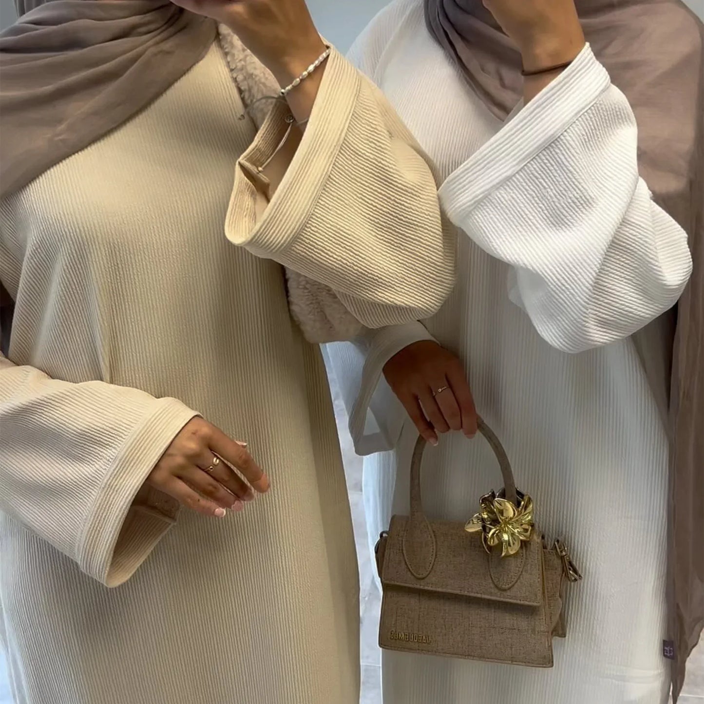Corduroy Abaya Dress