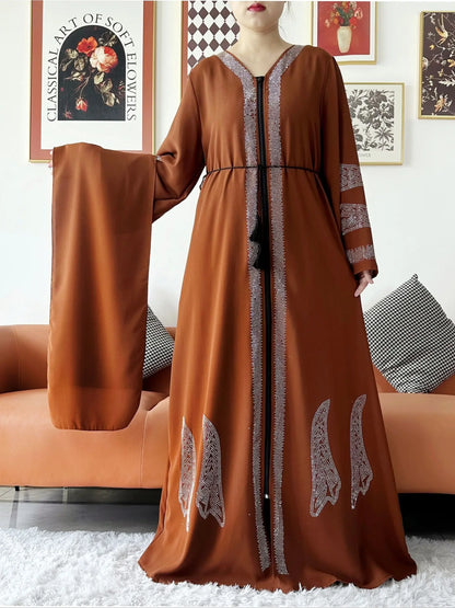 Chiffon Open Abaya