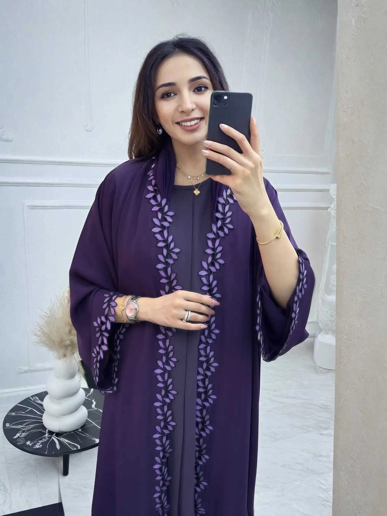 Elegant Beige Abaya