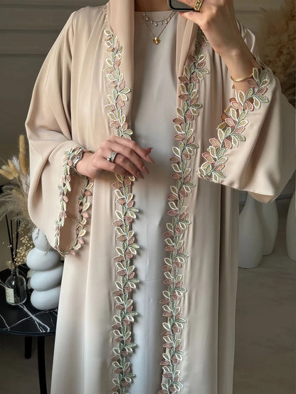 Elegant Beige Abaya