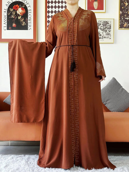 Chiffon Open Abaya