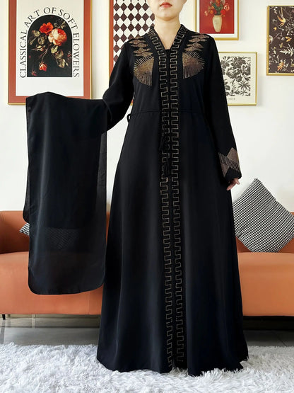 Chiffon Open Abaya
