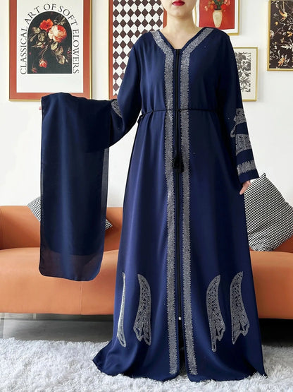 Chiffon Open Abaya