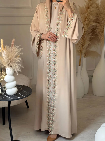 Elegant Beige Abaya
